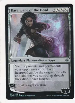 Magic: MTG: War of the Spark: Foil: Kaya, Bane of the Dead - Image 1