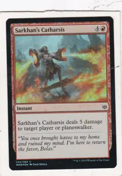 Magic: MTG: War of the Spark: Foil: Sarkhan's Cartharsis - Image 1