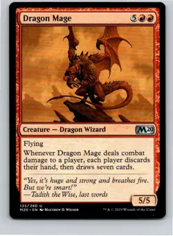 Magic the Gathering Dragon Mage Core Set 2020 MTG Free Shipping! - Image 1