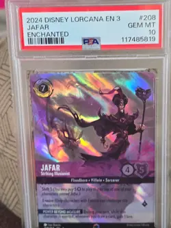 Disney Lorcana Jafar - Striking Illusionist (Enchanted) 208/204 PSA 10 💎 - Image 5