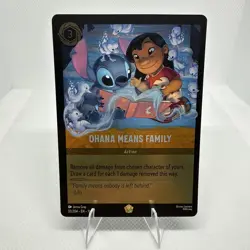 Ohana Means Family 32/204 Legendary Cold Foil Winterspell Disney Lorcana NM - Image 1