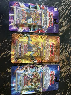 3 New Sealed Yu-gi-oh! 1996 Trading Cards - Image 1