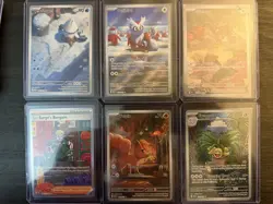 Mega Evolutions SIR & IR Lot LT. Surge Exeggutor Vulpix Spearow Etc. 6 Card Lot - Image 2