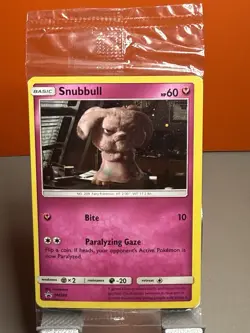Snubbull - SM200 - Sealed Pokemon Promo Sun & Moon Holo Rare Card - Image 1