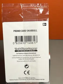 Snubbull - SM200 - Sealed Pokemon Promo Sun & Moon Holo Rare Card - Image 2