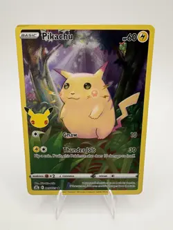 Pikachu 005/025 Celebrations Holo Rare Full Art Pokemon Card 25th Anniversary - Image 1