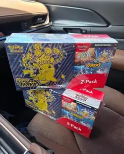 Pokemon TCG Surging Sparks ETB + Booster Bundle Costco Exclusive - Image 1