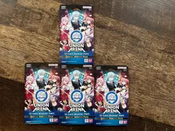 Lot of 4 Union Arena That Time I Got Reincarnated as a Slime Booster Packs - Image 1