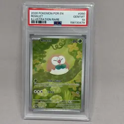 Pokemon - Perfect Order - Rowlet Illustration Rare 090/088 PSA 10 GEM MINT 2026 - Image 1