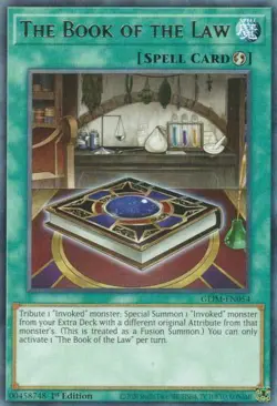 The Book of the Law - GEIM-EN054 - Rare - 1st Edition - Yugioh - Image 1