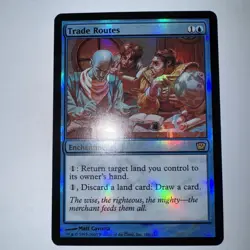 MTG 9th Edition Trades Routes Foil LP+ - Image 1