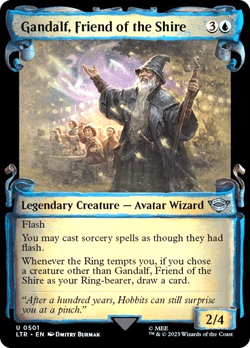 MTG - Gandalf, Friend of the Shire - Silver Foil - Lord of the Rings - Magic - Image 1
