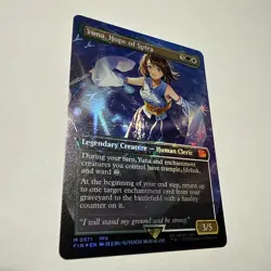 X1 foil Yuna, Hope of Spira Chocobo Track Foil FIN 0571 - Image 1