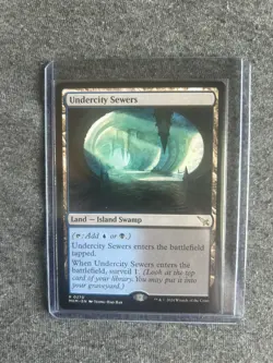 MTG Undercity Sewers Land 0270 Murders at Karlov Manor Rare Regular - Image 1