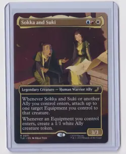 SOKKA AND SUKI BORDERLESS 71 AVATAR: THE LAST AIRBENDER: ETERNAL-LEGAL MTG NM/M - Image 1