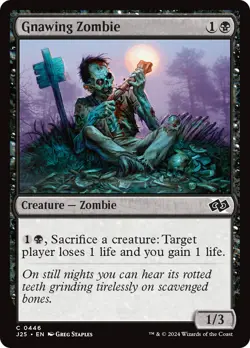 Gnawing Zombie [Foundations Jumpstart] Magic MTG - Image 1
