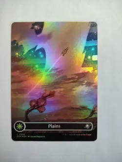Plains (0262) (Borderless) 262 Edge of Eternities Magic: The Gathering Foil NM/M - Image 1