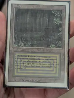 MTG Bayou Revised Edition Rare HP - Image 1