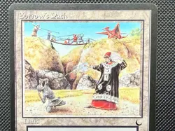 MTG Sorrow's Path The Dark LP Magic The Gathering Reserved List Land 1994 - Image 2