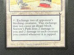 MTG Sorrow's Path The Dark LP Magic The Gathering Reserved List Land 1994 - Image 3