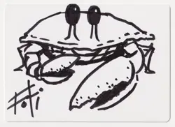 Signed Salvage Scuttler Proof Sketch NM Aether Revolt Artist Tony Foti MTG AP! - Image 1