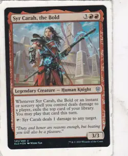 Magic: MTG: Throne of Eldraine: Foil: Syr Carah, the Bold - Image 1