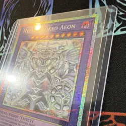 Yugioh Hyperinvoked Aeon CORI-EN033 Starlight Rare 1st Edition Near Mint - Image 3