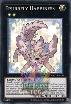 Epurrely Happiness super rare OP21-EN010 Yugioh - Image 1