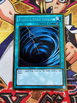 Mystical Space Typhoon pgld-en079 Unltd Ed (VLP) Gold Rare Yu-Gi-Oh! - Image 1