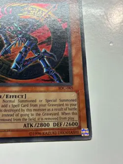 USA Seller Yugioh Dark Magician of Chaos IOC-065 Ultra Rare LP - Image 5