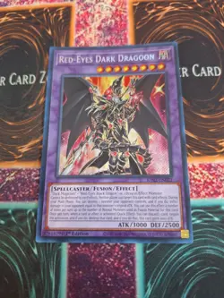 Yu-Gi-Oh! Red-Eyes Dark Dragoon RA02-EN021 Secret Rare 1st Edition Near Mint - Image 1
