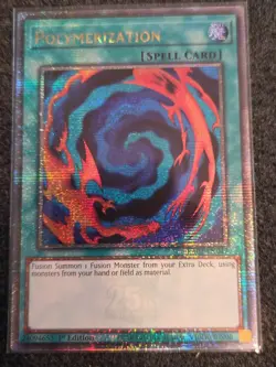 Polymerization 1st Edition Quarter Century Secret Rare RA02-EN047 Yu-Gi-Oh! - Image 1