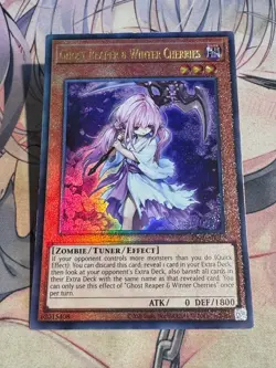 Yugioh Asian Eng ES02-AE010 Ghost Reaper & Winter Cherries Ultimate Excellent - Image 4