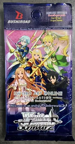 SWORD ART ONLINE ALICIZATION VOLUME 2 BOOSTER Pack WEISS SCHWARZ English - Image 1