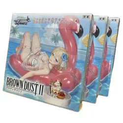 Weiss Schwarz Brown Dust 2 Booster Box x3 Sealed Bushiroad JP New - Image 1