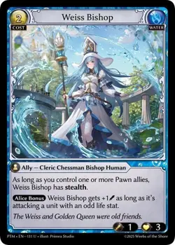 Grand Archive Weiss Bishop Uncommon Regular NM (PTM) - Image 1