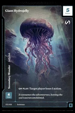 Wonders of the First Existence #173/401 Giant Hydrojelly - Rare - Image 1