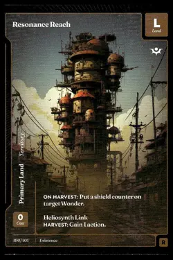 Wonders of the First Existence #190/401 Resonance Reach - Rare - Image 1