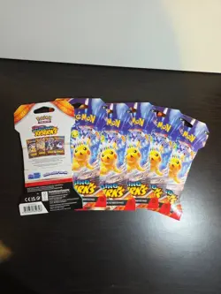 Pokemon TCG: Surging Sparks Sleeved Booster Pack - Factory Sealed- lot of 6 - Image 2