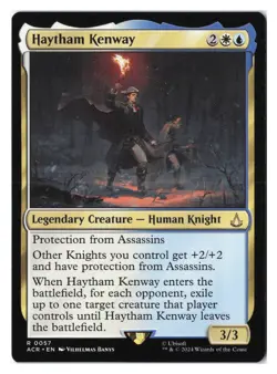 Haytham Kenway #57 (NM) Assassin's Creed ACR Magic MTG - Image 1