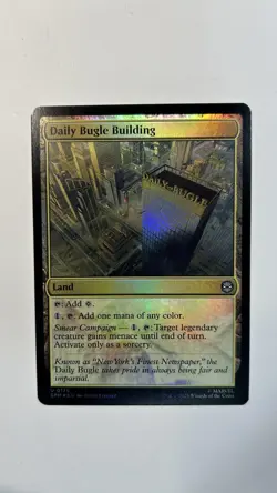 MTG Marvel Spider-Man Daily Bugle Building #0179 Foil NM/MT - Image 1