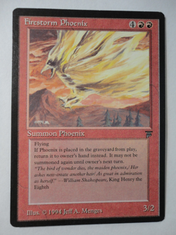 Firestorm Phoenix Legends NM Near Mint English MTG Magic the Gathering - Image 1