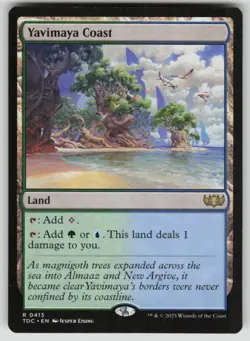 Yavimaya Coast Normal R Commander: Tarkir: Dragonstorm 413 NM - Image 1