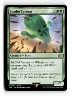 Jumbo Cactuar [FIN - 191] Rare NM - Image 1