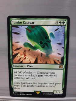 MTG Jumbo Cactuar, NM-Mint, English Final Fantasy - Image 1
