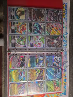 360 Pokemon Card Lot V VMAX EX Full Art Holo Rare GX SR Two Binder Collection - Image 5
