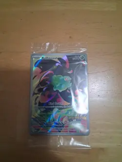 Pokemon Card Bulbasaur 133/132 - Mega Evolution Stamped Promo Sealed FULL ART - Image 1