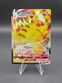 Pokemon Pikachu TCG VMAX SWSH286 Sword & Shield Promo Card Holo NM/M Condition - Image 1