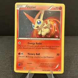 Victini XY189 Black Star Promo Cosmos Holo 2017 Pokemon TCG Card - Image 1