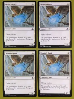 Healer's Hawk x4 Jumpstart 4x Playset Magic the Gathering MTG - Image 1
